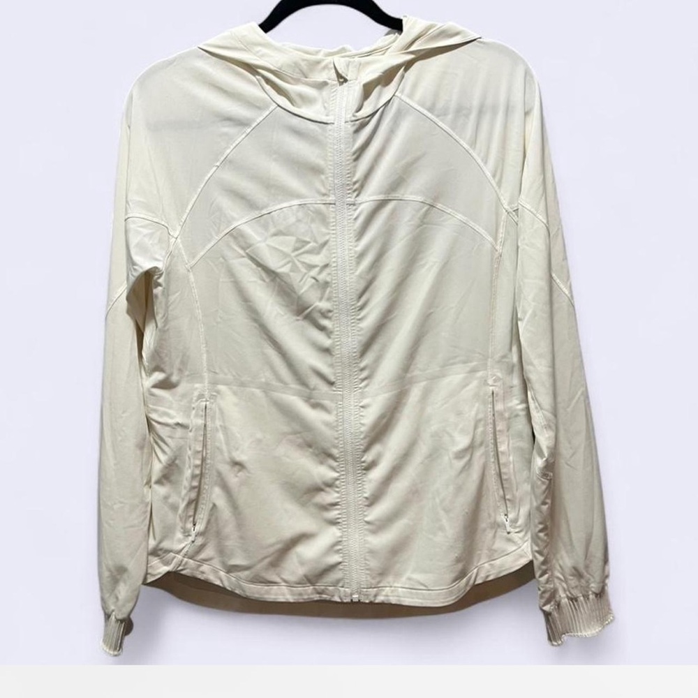ATHLETA Off White Windbreaker Size Small